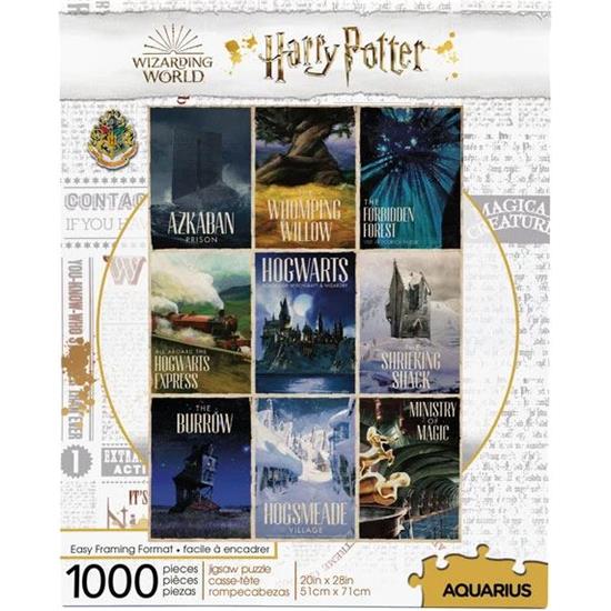 Harry Potter: Harry Potter Lokaliteter Puslespil (1000 brikker)