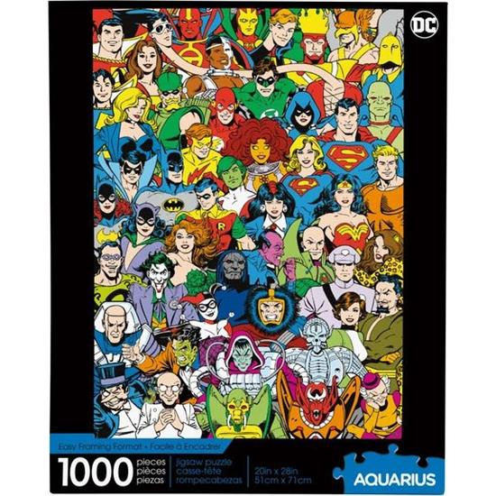 DC Comics: DC Retro Cast Puslespil (1000 brikker)