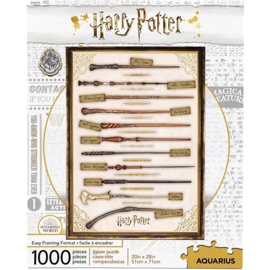 Harry Potter: Tryllestave Puslespil (1000 brikker)