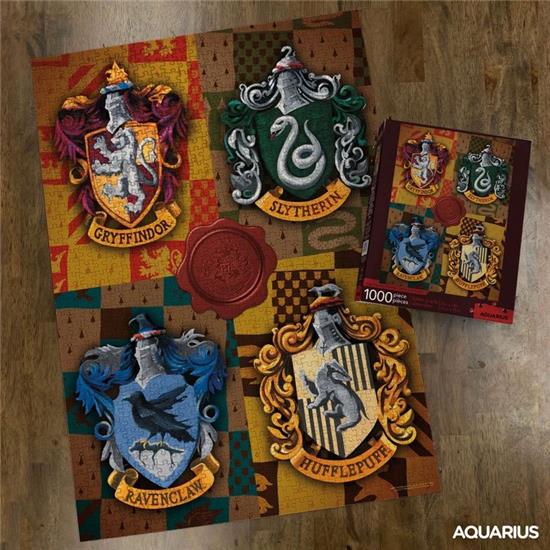Harry Potter: Kollegier Emblem Puslespil (1000 brikker)