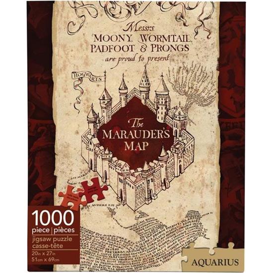 Harry Potter: Marauders Map Puslespil (1000 brikker)