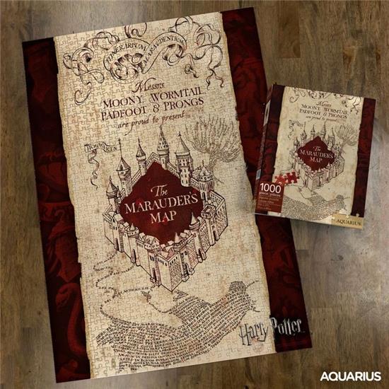 Harry Potter: Marauders Map Puslespil (1000 brikker)
