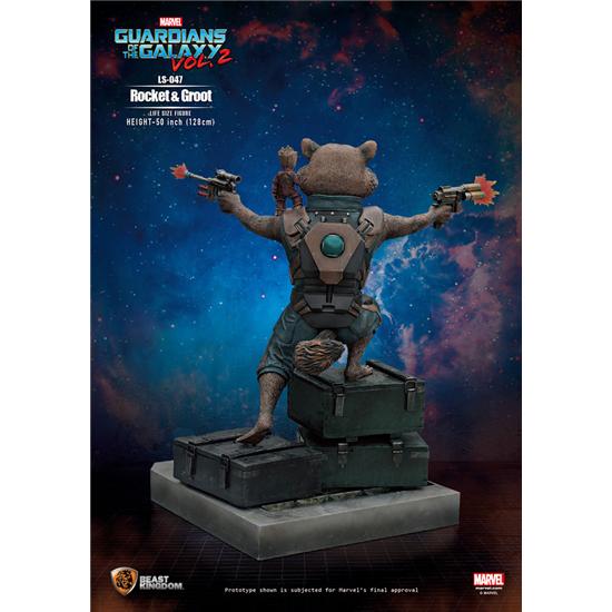 Guardians of the Galaxy: Rocket og Groot Life-Size Statue