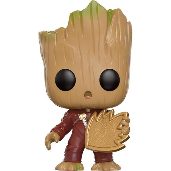 Guardians of the Galaxy: Young Groot med Skjold POP! Vinyl Bobble-Head (#208)