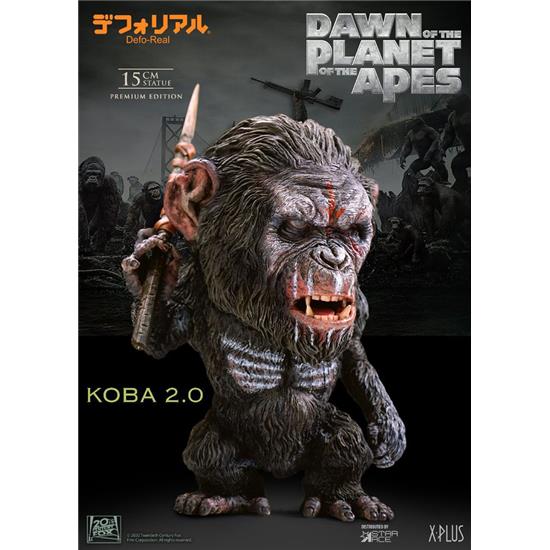 Planet of the Apes: Koba Spear Ver. Deform Real Series Soft Vinyl Statue 15 cm