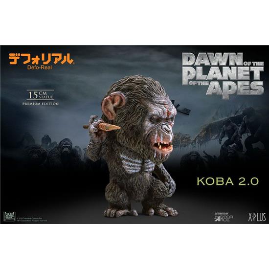 Planet of the Apes: Koba Spear Ver. Deform Real Series Soft Vinyl Statue 15 cm