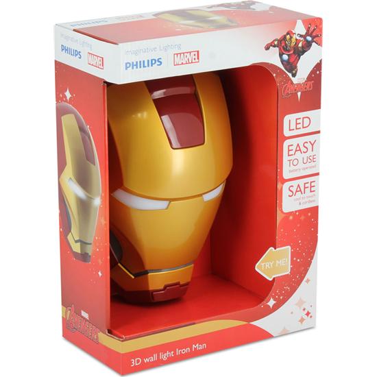 Iron Man: Marvel 3D Væglampe - Iron Man