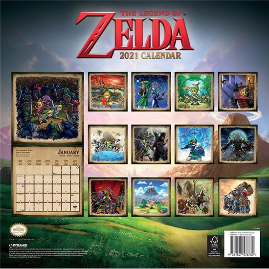 Zelda: The Legend of Zelda Kalender 2021