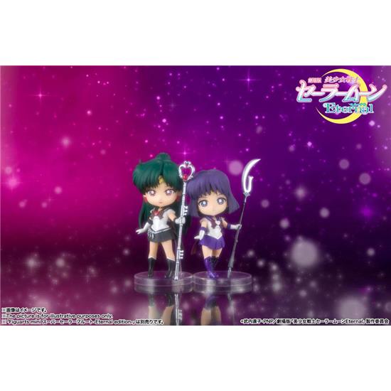 Manga & Anime: Super Sailor Saturn Eternal Figuarts mini Action Figure (Eternal Edition) 8 cm