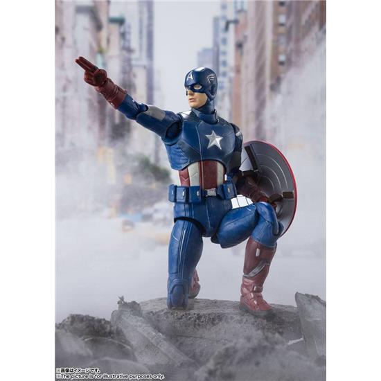 Avengers: Captain America Figuarts Action Figure (Avengers Assemble Edition) 15 cm