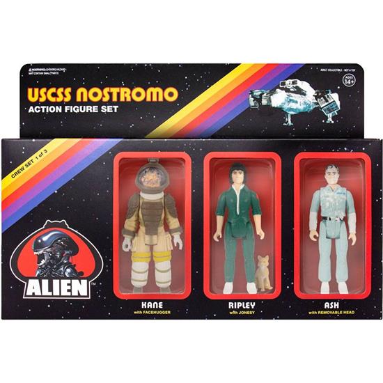 Alien: Kane, Ripley and Ash ReAction Action Figure 10 cm