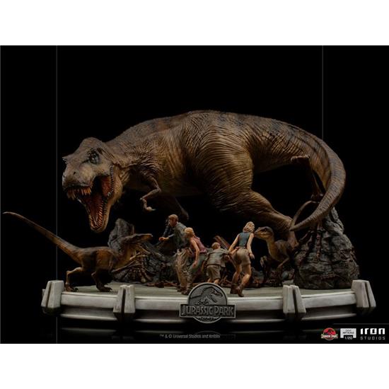 Jurassic Park & World: Demi Art Scale Statue 1/20 The Final Scene 48 cm