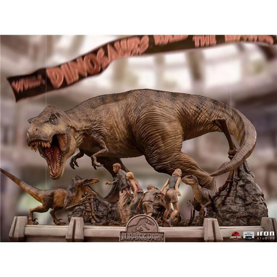 Jurassic Park & World: Demi Art Scale Statue 1/20 The Final Scene 48 cm