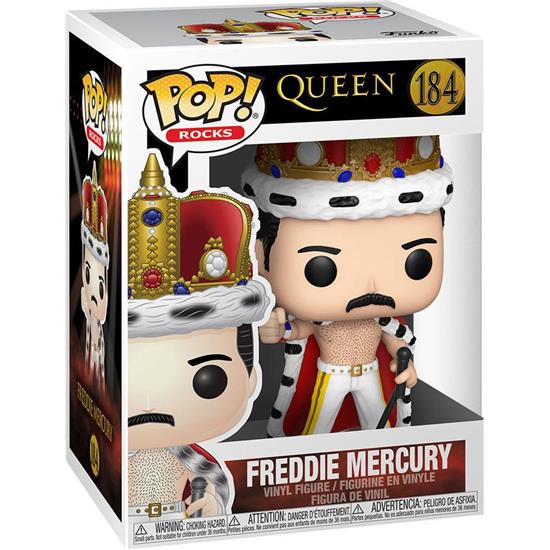 Queen: Freddie Mercury King POP! Rocks Vinyl Figur (#184)
