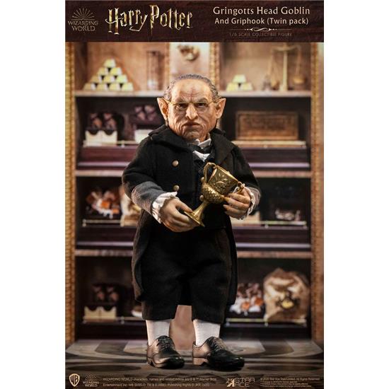 Harry Potter: Gringotts Head Goblin & Griphook My Favourite Movie Action Figures 1/6 20 cm