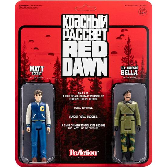 Red Dawn: 2-Pack Pack B (Matt & Bella) ReAction Action Figure 10 cm
