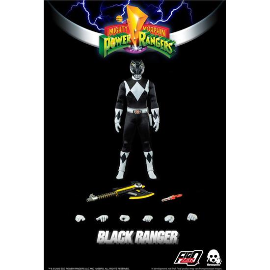 Power Rangers: Black Ranger FigZero Action Figure 1/6 30 cm