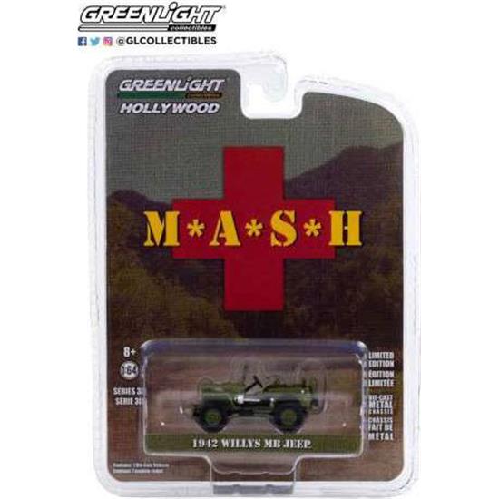 M*A*S*H: 1942 Willys MB Jeep Diecast Model 1/64 