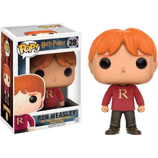 Harry Potter: Ron Weasley i Sweater POP! Vinyl Figur (#28)