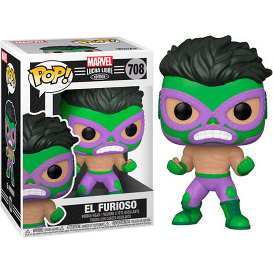 Wrestling: Marvel Luchadores Hulk El Furioso POP! Vinyl Figur (#708)