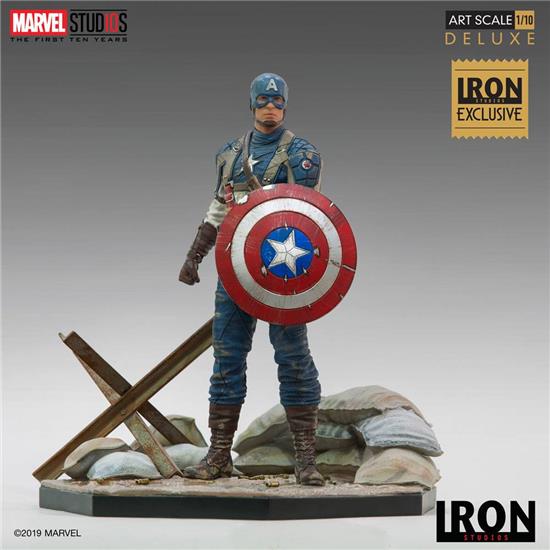 Marvel: Captain America First Avenger 10 Years Event Exclusive BDS Art Scale Statue 1/10 21 cm