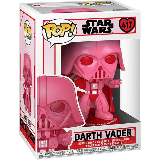 Star Wars: Darth Vader w/Heart POP! Valentines Vinyl Figur (#417)