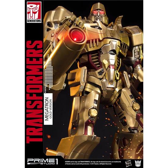 Transformers: Megatron Gold Version Statue 59 cm