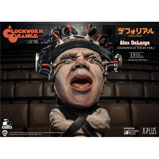 A Clockwork Orange: Alex DeLarge 2 Ludovico Tech Ver. Defo-Real Series Statue 15 cm