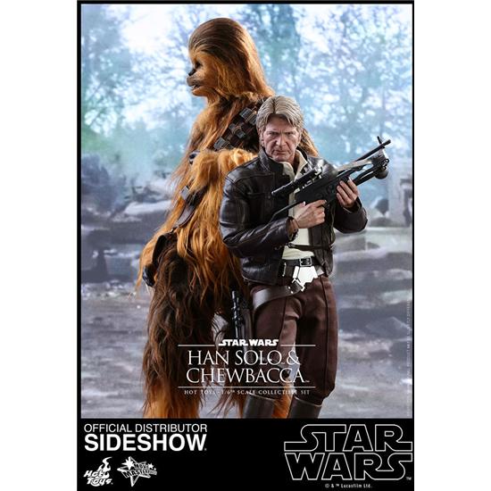 Star Wars: Han Solo & Chewbacca Movie Masterpiece Action Figur 1/6 Skala