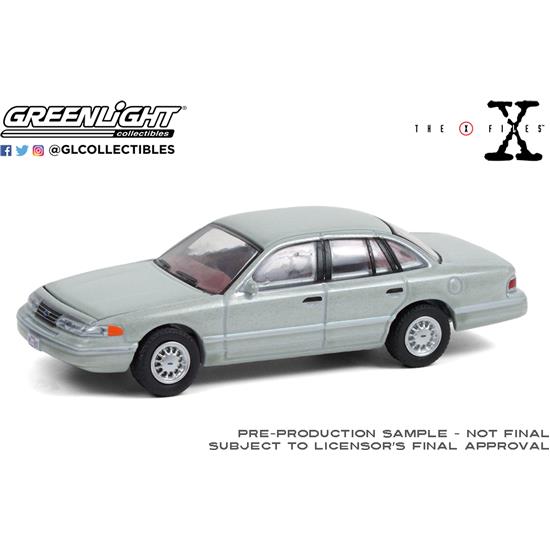 X-Files: Ford Crown Victoria Unmarked Agent Diecast Model 1/64 1993