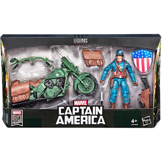 Captain America: Captain America Marvel Legends Figure and Vehicle