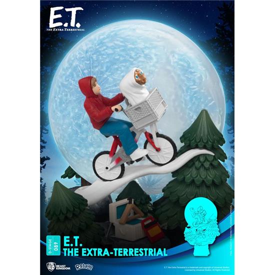E.T.: The Extra-Terrestrial D-Stage Diorama Iconic Scene Movie Scene 15 cm