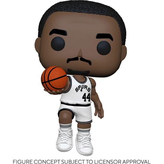 NBA: George Gervin (Spurs Home) POP! Sports Vinyl Figur
