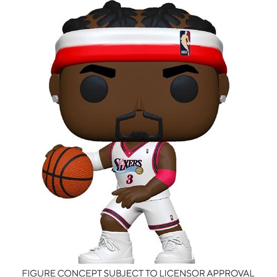 NBA: Allen Iverson (Sixers Home) POP! Sports Vinyl Figur