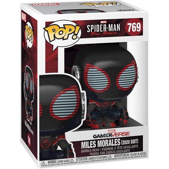 Spider-Man: Miles Morales 2020 Suit POP! Games Vinyl Figur (#769)