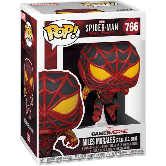 Spider-Man: Miles Morales Strike Suit POP! Games Vinyl Figur (#766)