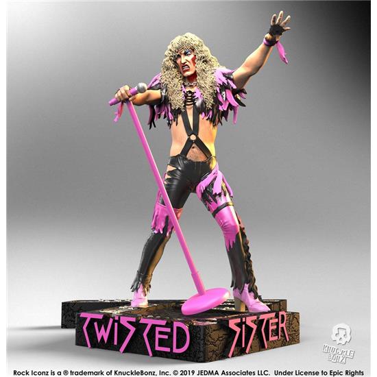 Twisted Sister: Rock Iconz 2-Pack Dee Snider & Jay Jay French Statue Limited Edition 22 cm