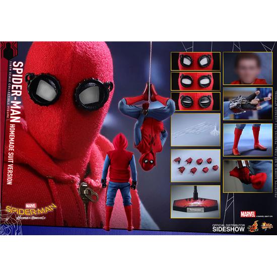 Spider-Man: Spider-Man (Homemade Suit) Movie Masterpiece Action Figur 1/6 Skala
