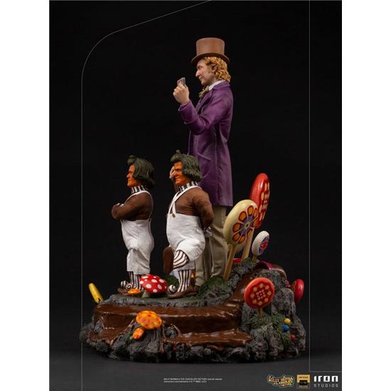 Charlie og Chokolade Fabrikken: (1971) Deluxe Art Scale Willy Wonka Statue 1/10 25 cm