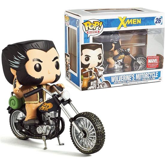 X-Men: Wolverine på Motorcykel POP! Vinyl Figur (#26)