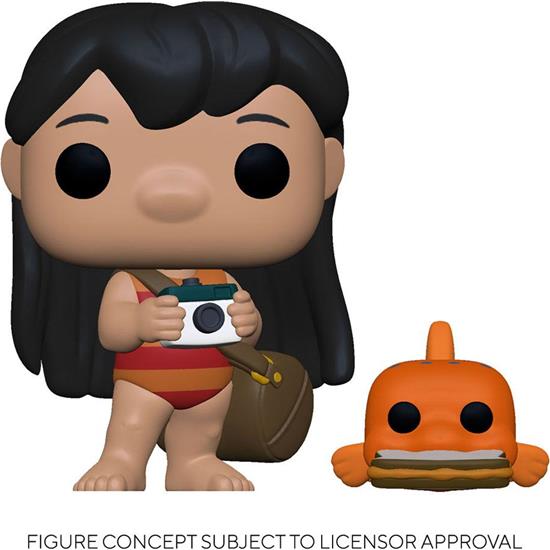 Lilo & Stitch: Lilo w/Pudge POP! & Buddy Vinyl Figur