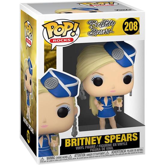 Britney: Britney Stewardess POP! Rocks Vinyl Figur (#208)