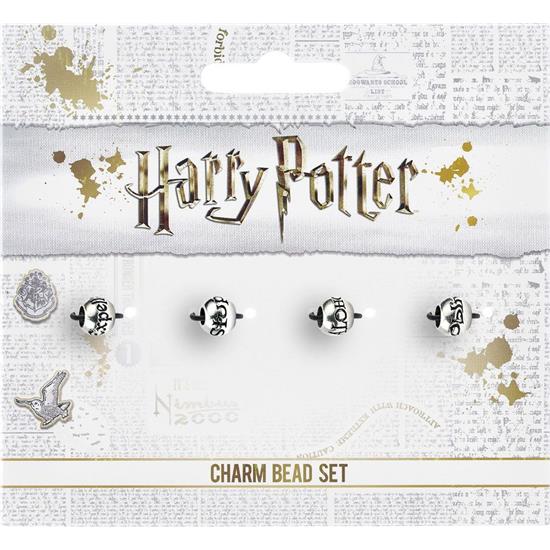 Harry Potter: Charms Beads 4-Pack Spells (sølv belagt)