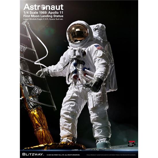 Diverse: The Real Superb Astronaut Apollo 11 : LM-5 A7L ver. Scale Hybrid Statue 1/4 79 cm