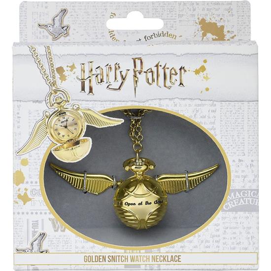 Harry Potter: Golden Snitch Ur i Halskæde (guld belagt)