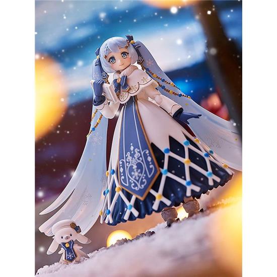 Manga & Anime: Snow Miku: Glowing Snow Ver. Figma Action Figure 14 cm