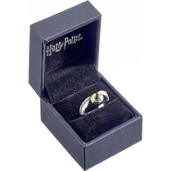 Harry Potter: Golden Snitch Ring Sterling Sølv med Swarovski