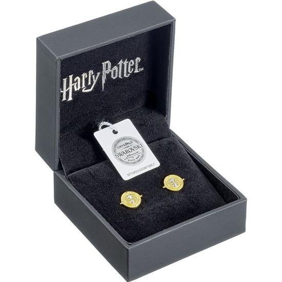 Harry Potter: Time Turner Earrings Guld Belagte Med Swarovski
