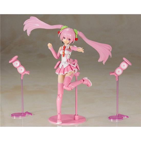 Manga & Anime: Sakura Miku Hatsune Miku Frame Music Girl Plastic Model Kit 15 cm