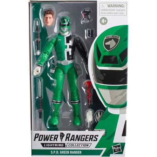 Power Rangers: S.P.D. Green Ranger Action Figur 15 cm